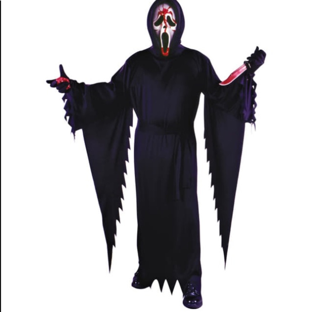FIRM PRICE- Bloody ghost face SCREAM BOYS COSTUME